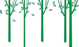 底纹边框山水画硅藻泥矢量