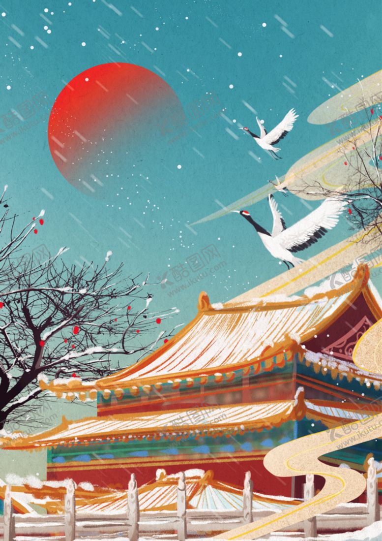 编号：46827009240256299564【酷图网】源文件下载- 国潮风背景 