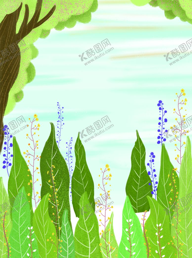 编号：09341609151904163290【酷图网】源文件下载-绿色植物背景