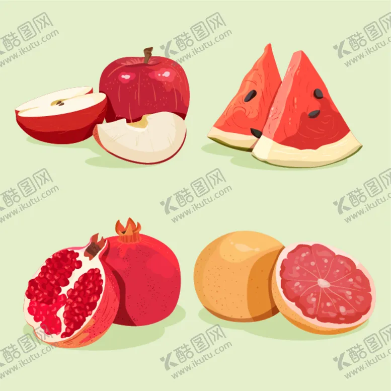 编号：52945812160554089856【酷图网】源文件下载-水果插画