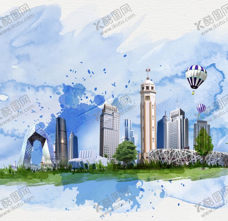 编号：34814102150855539707【酷图网】源文件下载-城市地标建筑
