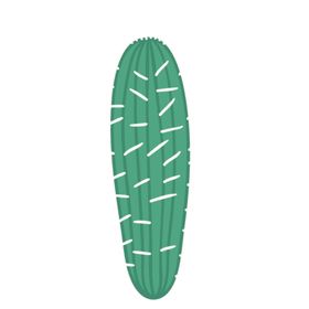 小清新仙人掌绘画图案