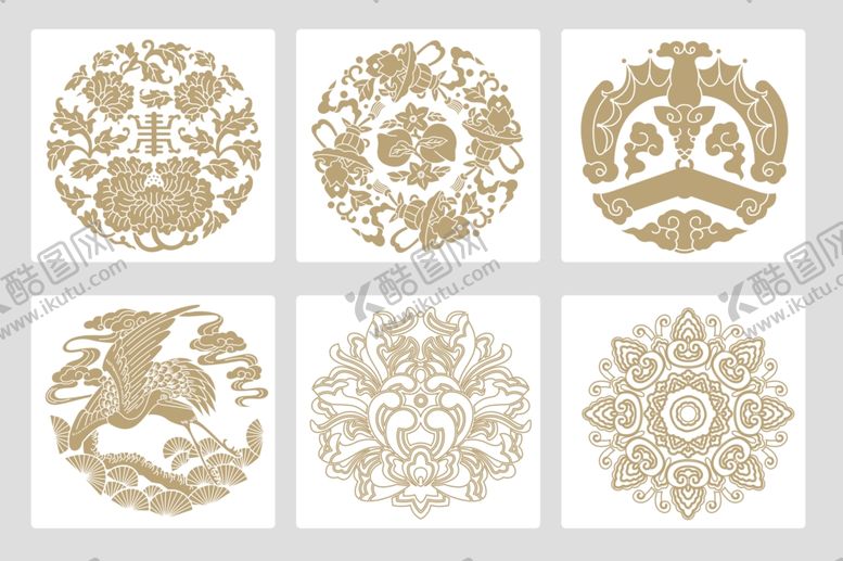 编号：94789611021710497594【酷图网】源文件下载-传统中式花纹图案