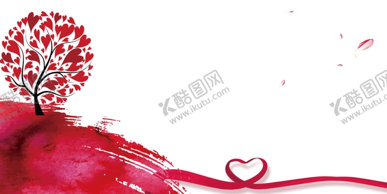 编号：78015507140234274342【酷图网】源文件下载-多彩爱心树