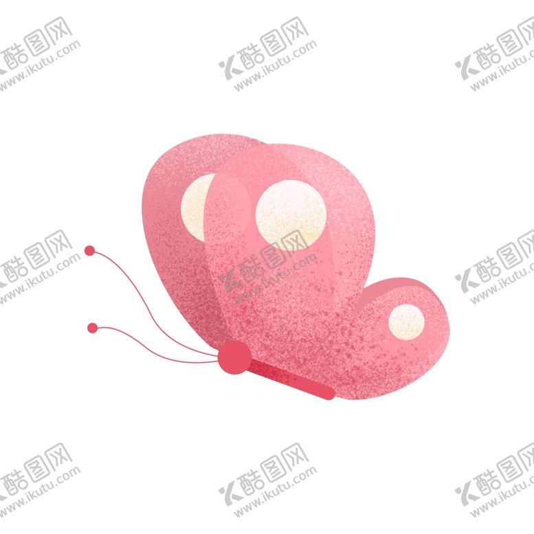 编号：55437205082225244223【酷图网】源文件下载-粉色卡通蝴蝶
