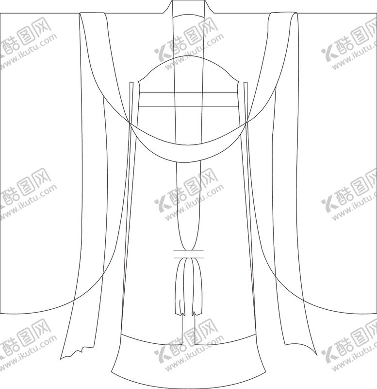 编号：39168909290949539314【酷图网】源文件下载-汉服唐代襦裙矢量