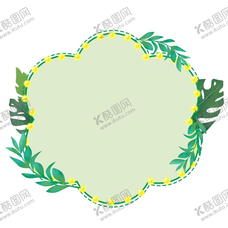 编号：87249305142320322079【酷图网】源文件下载-植物边框