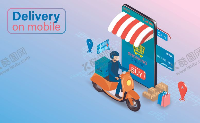 编号：34620609280327222380【酷图网】源文件下载-在线购物概念