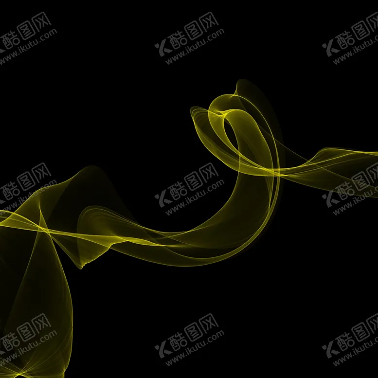 编号：13423204201154545692【酷图网】源文件下载-黄色飘带