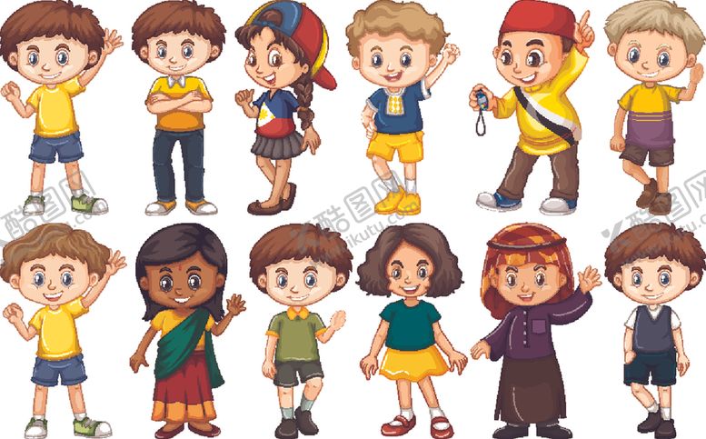 编号：61753110092059266133【酷图网】源文件下载-卡通人物
