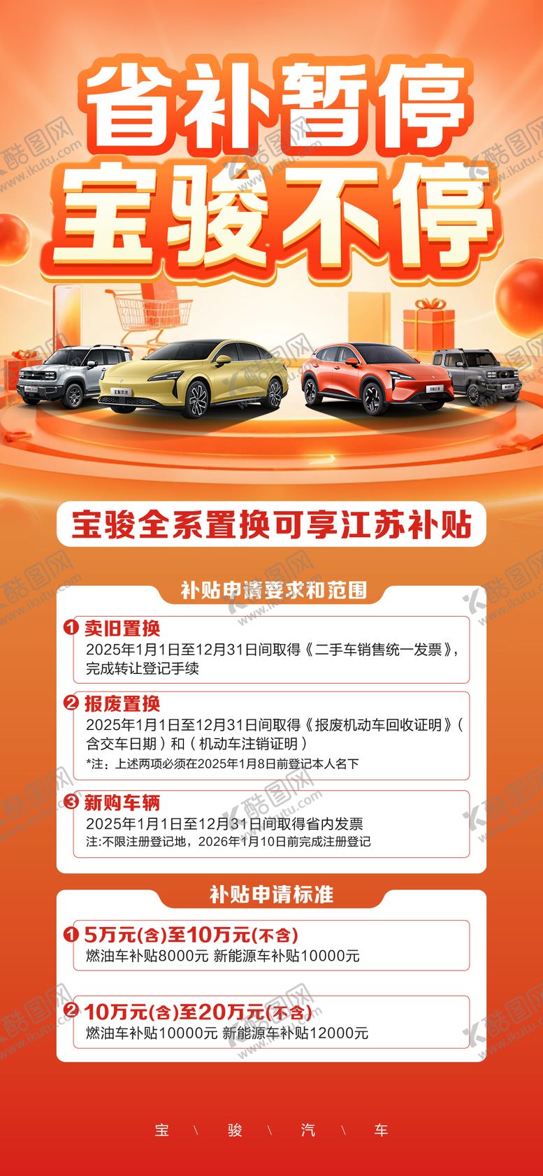 编号：74019909252350216167【酷图网】源文件下载-汽车省补国补倒计时海报