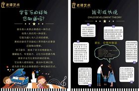 艺术培训中心挂墙板报宣传