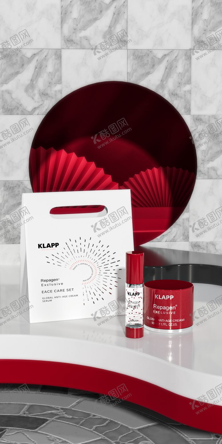 编号：13980502100807109672【酷图网】源文件下载-KLAPP化妆品套盒