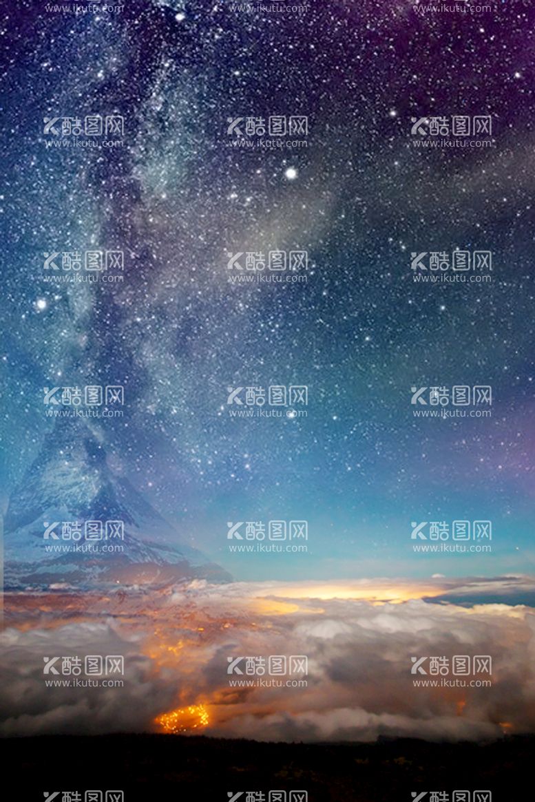 编号：36069011120051488381【酷图网】源文件下载-创意星空合成海报图片 