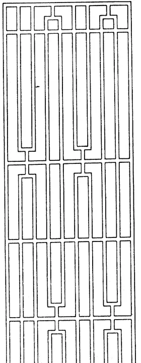 镂空花图案隔断中国风边框喷漆