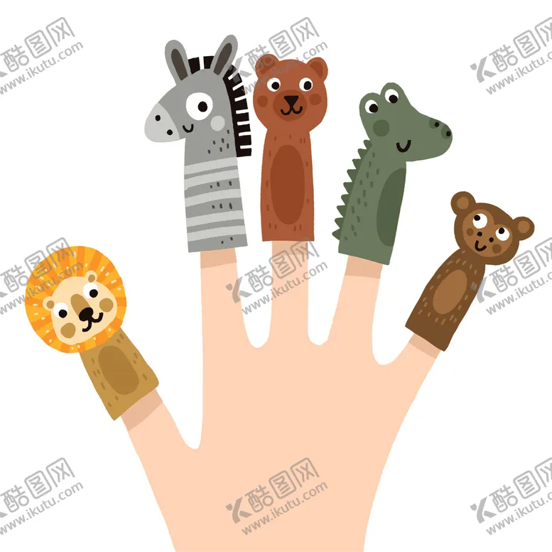 编号：91843710010409207236【酷图网】源文件下载-手指玩偶 