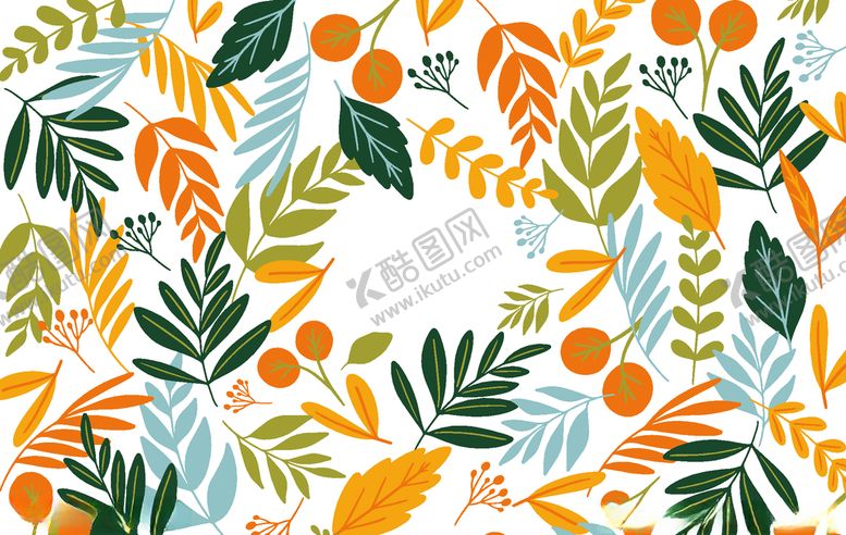 编号：66248510140338581786【酷图网】源文件下载-叶子背景