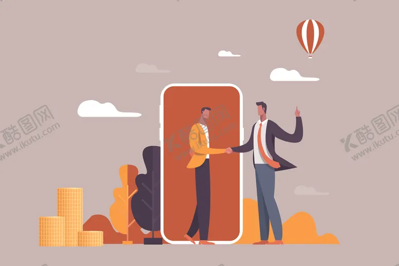 编号：70089909231502533776【酷图网】源文件下载-商务人士插画