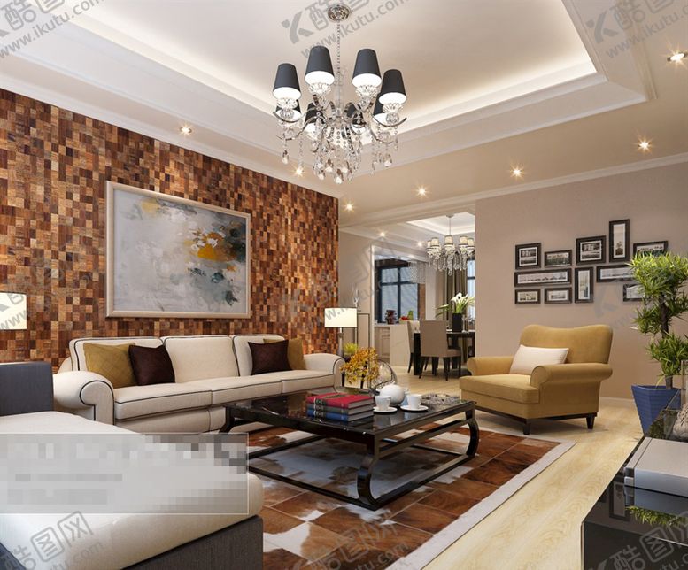 编号：96160210301742547821【酷图网】源文件下载-客厅空间