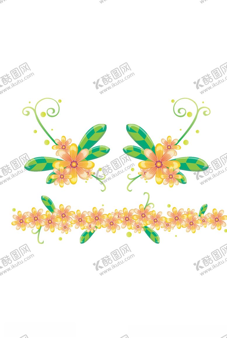 编号：62402109262046255389【酷图网】源文件下载-鲜花印花