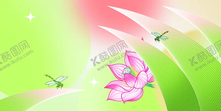 编号：03568709200730389318【酷图网】源文件下载-荷花背景