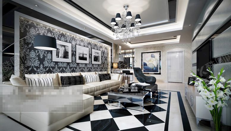 编号：34659210081921042841【酷图网】源文件下载-客厅空间