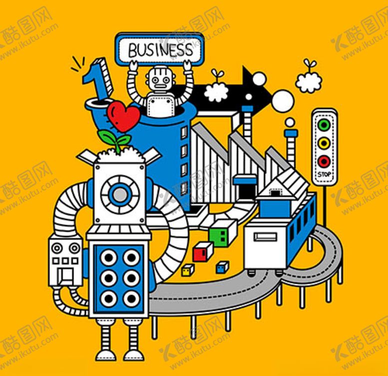 编号：28491809290008304490【酷图网】源文件下载-手绘机械素材