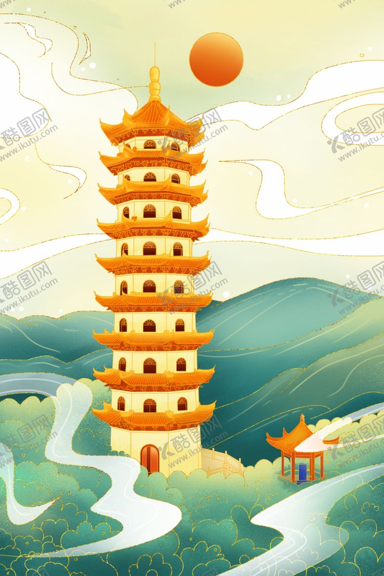 编号：69764401252032328999【酷图网】源文件下载-国潮背景