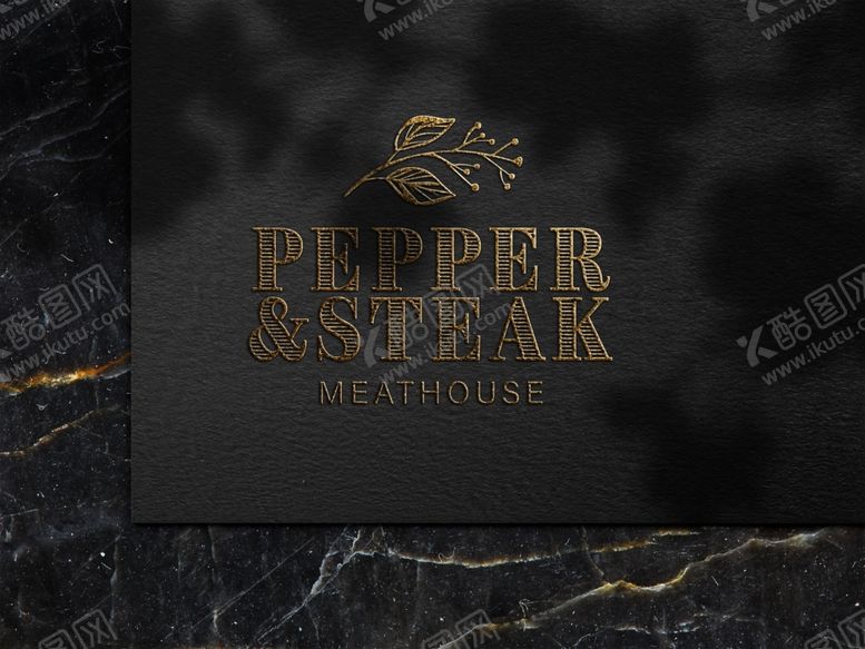 编号：57334409190108382875【酷图网】源文件下载-高端烫金镀金效果logo样机