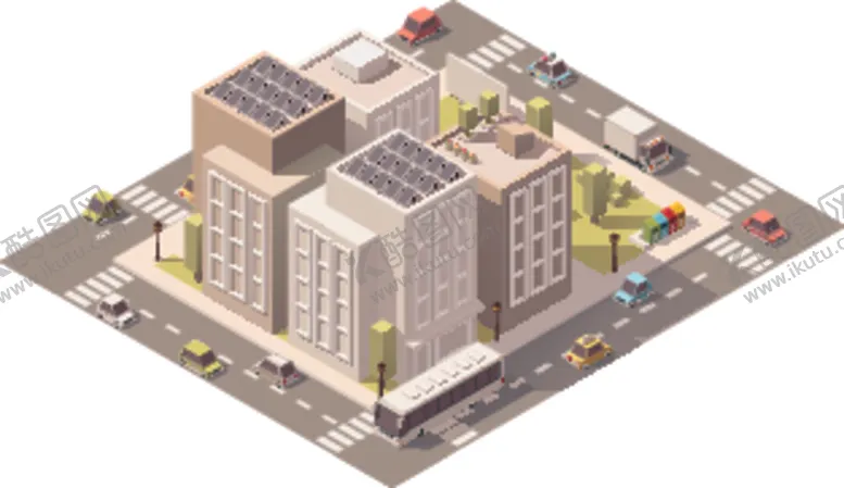 编号：88214510051917373719【酷图网】源文件下载-卡通城市建筑