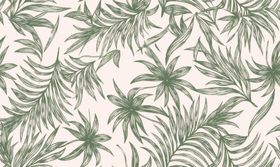 清新绿植图案背景装饰