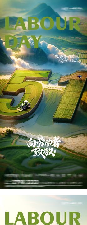 地产51劳动美景海报