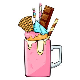 多彩甜点杯