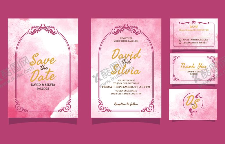 编号：84101104020804388250【酷图网】源文件下载-婚礼邀请函