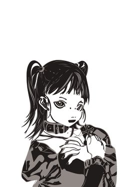 手绘少女