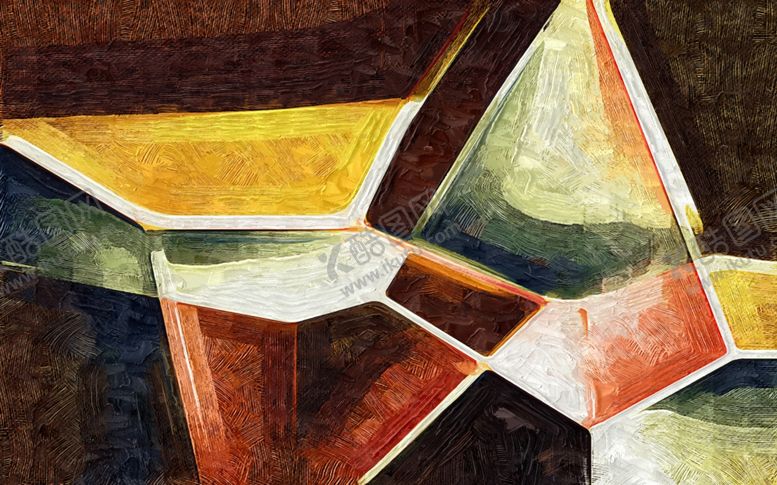 编号：69882809261623285764【酷图网】源文件下载-创意抽象几何装饰画