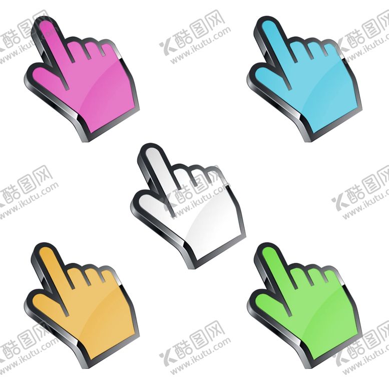 编号：36542809240637483946【酷图网】源文件下载-手指点击素材