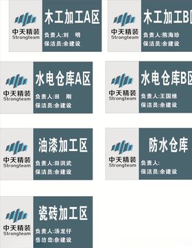 仓库门牌