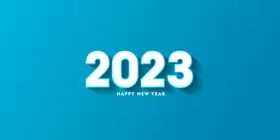 2023兔年数字字体新吉祥春节
