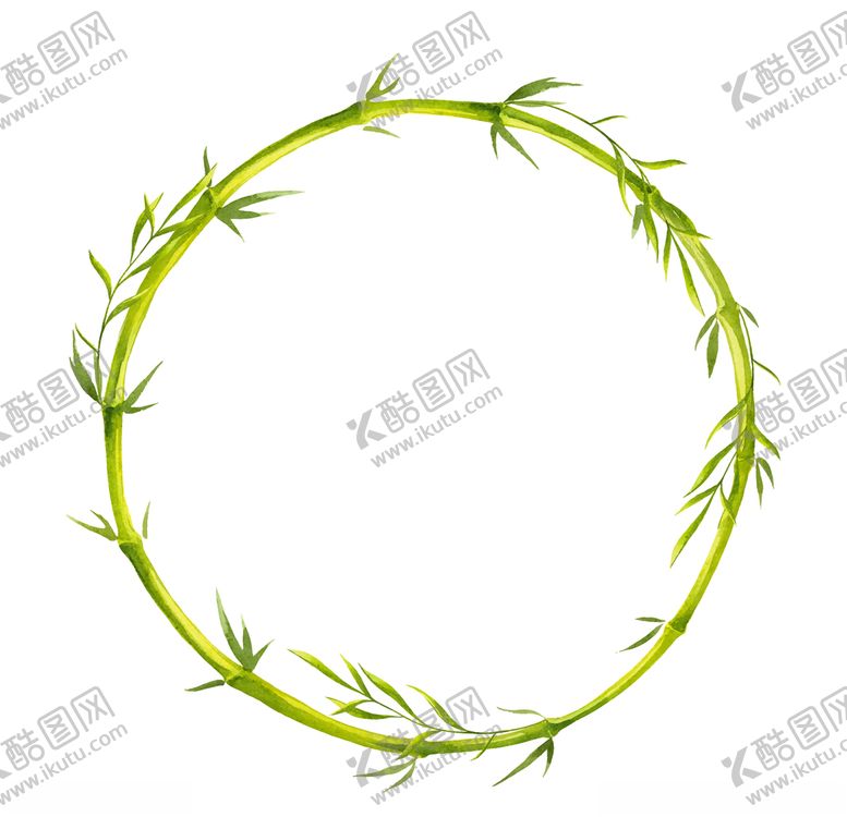 编号：49899710231155124229【酷图网】源文件下载-植物竹子装饰图案