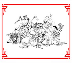 八仙聚会图