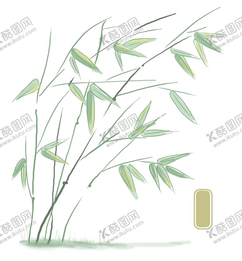 编号：71917209290635574749【酷图网】源文件下载-水墨竹子
