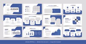 红色商务风PPT模板展示