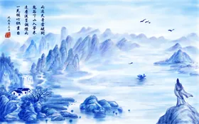 中国风景插画