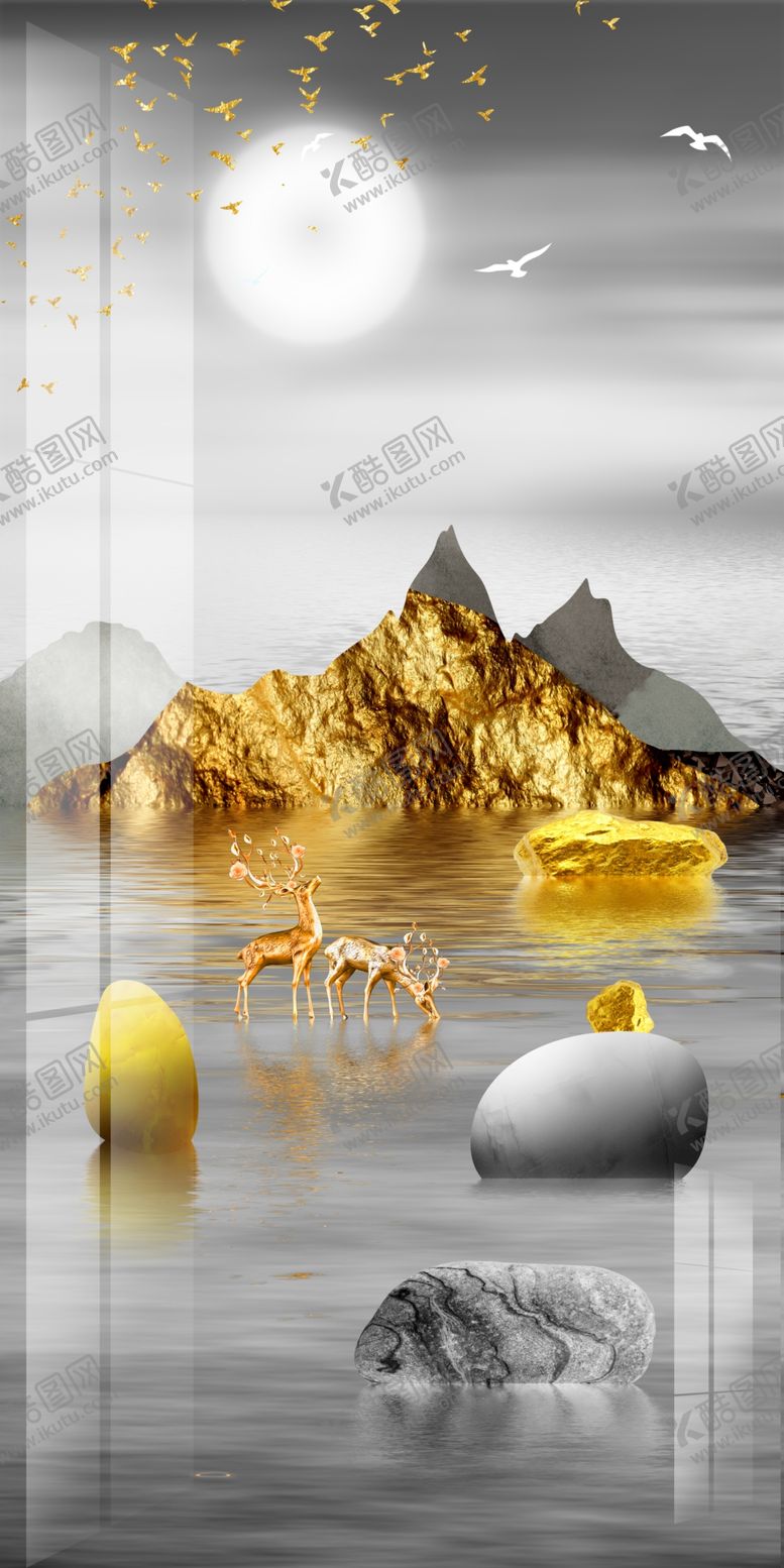 编号：92074109250712345099【酷图网】源文件下载-金山石来运转