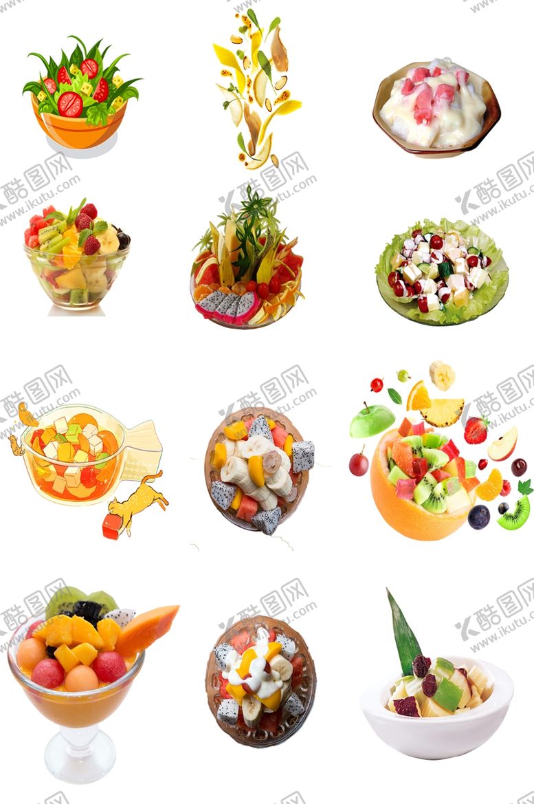 编号：76459207020152237584【酷图网】源文件下载-沙拉素材