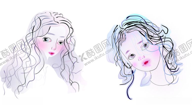 编号：72655510252201092686【酷图网】源文件下载-插画女孩
