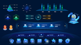 大数据可视化组件库UI设计