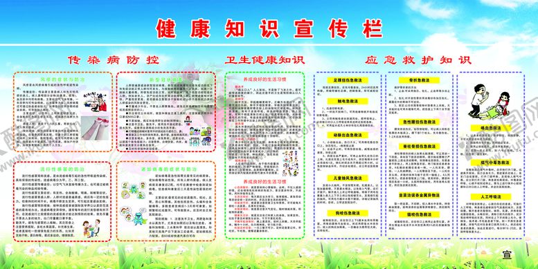 编号：96496402030413209555【酷图网】源文件下载-健康知识宣传栏