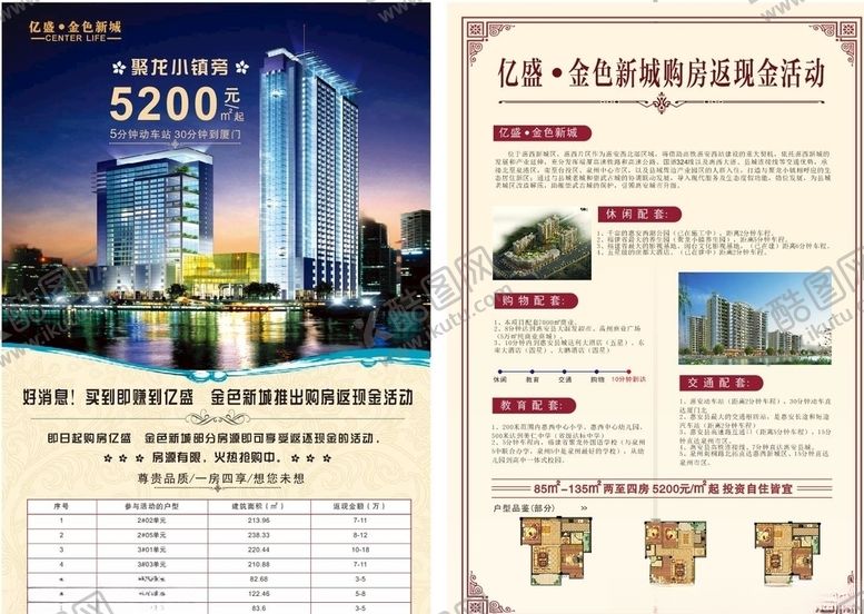 编号：22060709161656521106【酷图网】源文件下载-房地产宣传单